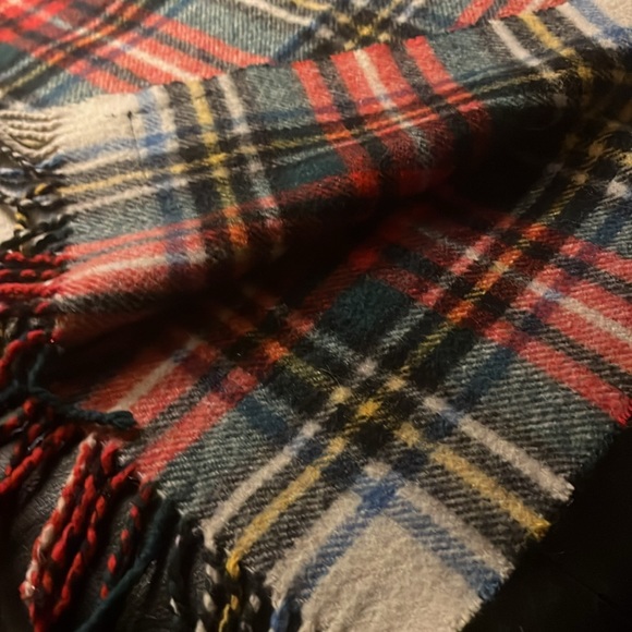 Vintage Hector Russell Kiltmaker 100% Wool Throw Fringe Tartan Scotland STEWART - Picture 9 of 13